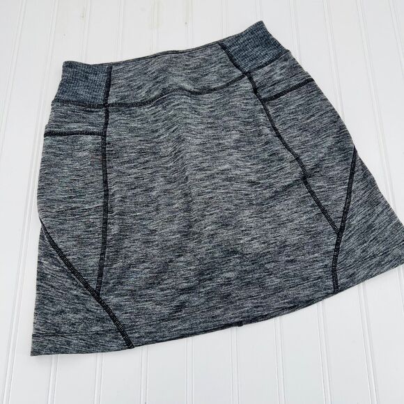 Athleta Skort Womans XXS Small Excursion Active Heather Grey Athletic Mini - Picture 7 of 7